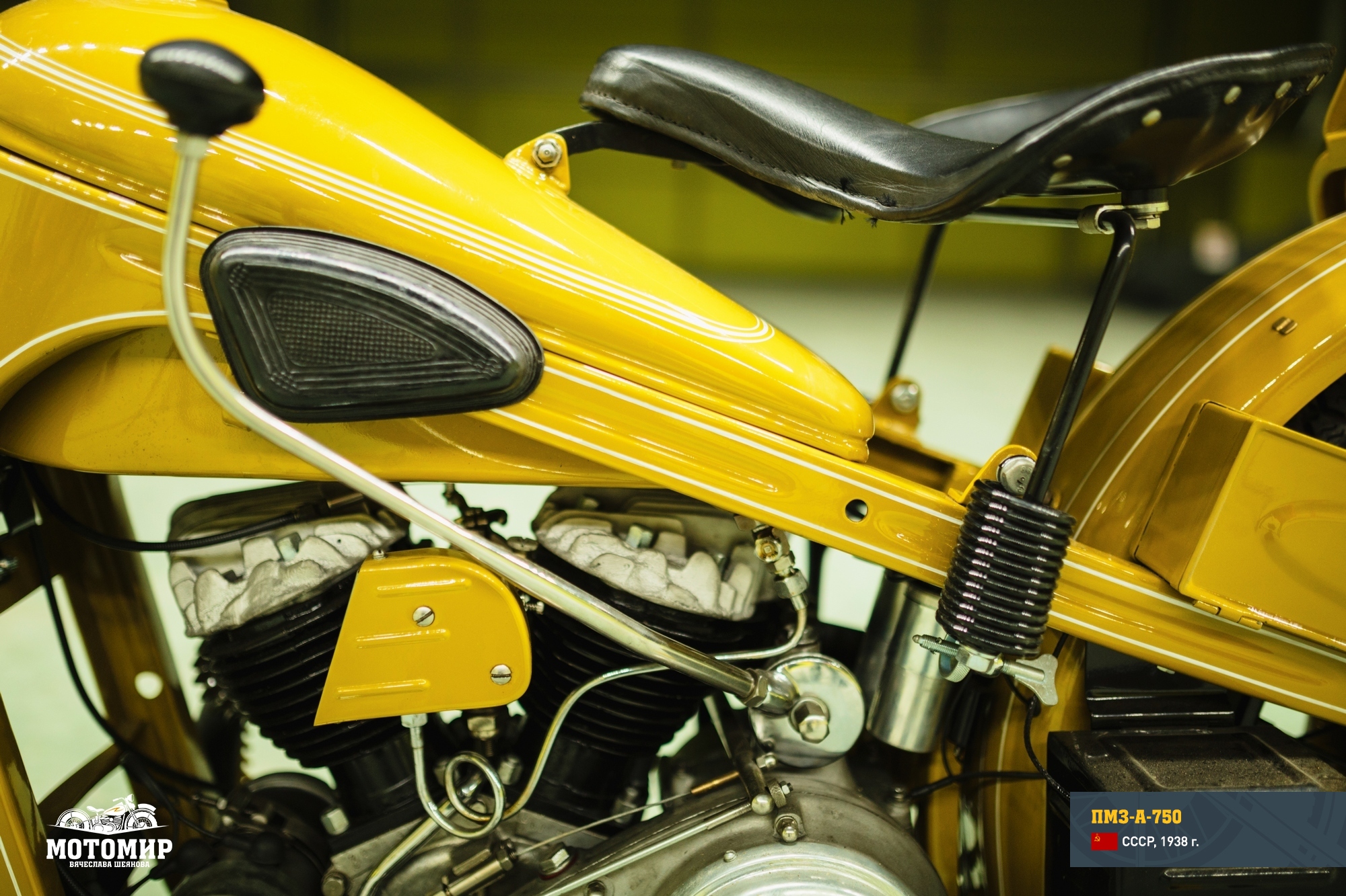 Motorcycle PMZ-A-750, the only Soviet motorcycle with a V-Twin engine, photo 13.