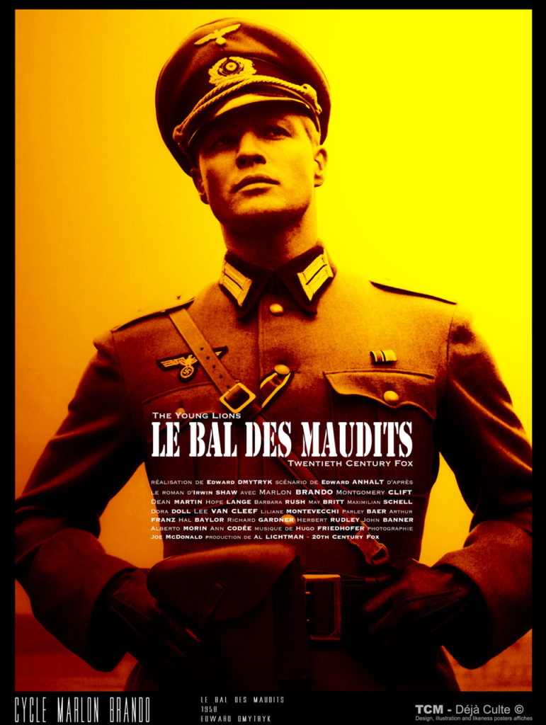 Marlon Brando in the movie The Young Lions 1958, a brief overview