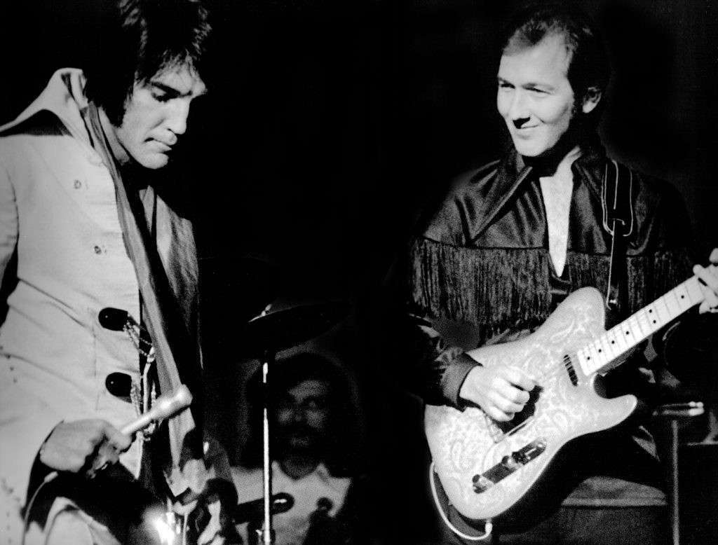 Elvis and James Burton