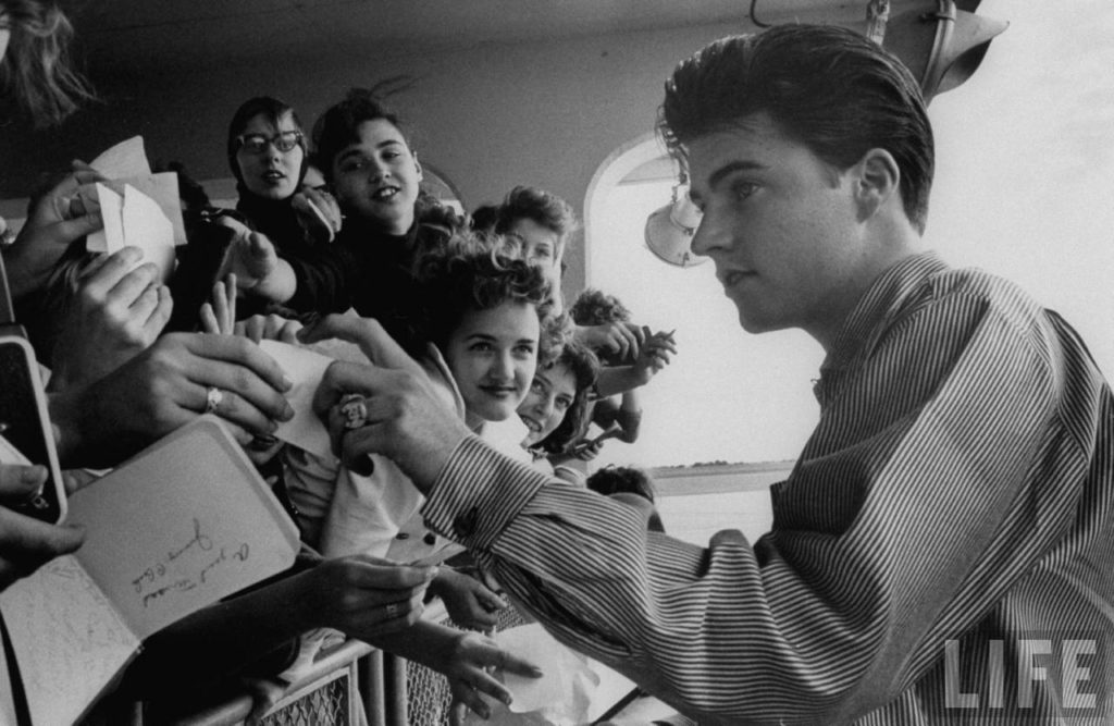 Ricky Nelson and his female fans