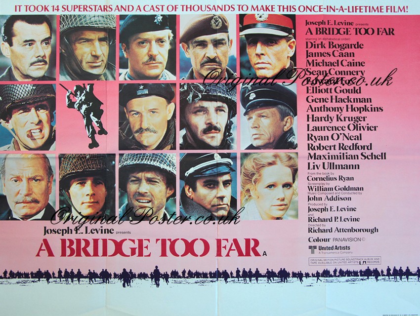 A Bridge too far 1977, list of the best foreign films about the war