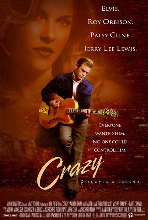 poster for the movie Crazy (2007), a biopic by Hank Garland