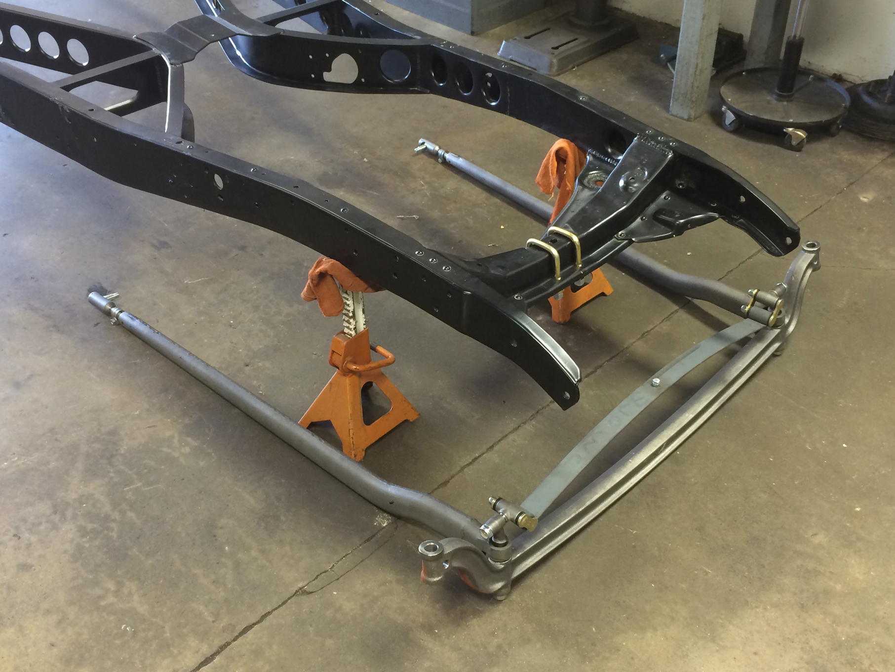 The process of creating the split wishbones design, photo 4.