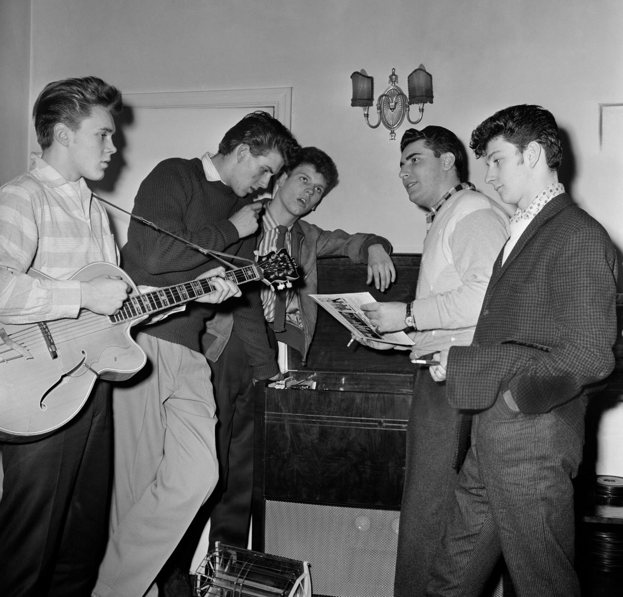Billy Fury, Vince Eager, Duffy Power, Larry Parnes, Dickie Pride