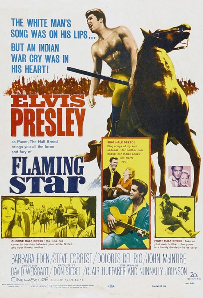 The original Flaming Star movie poster 1960 