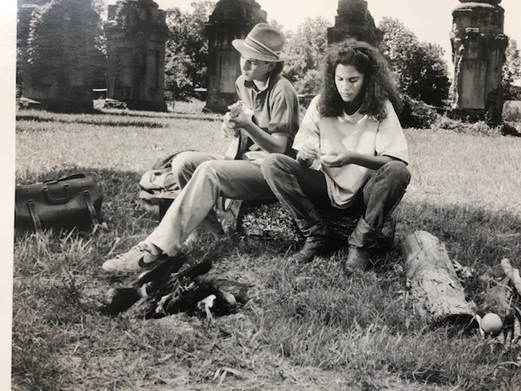 An episode in the cemetery that was not included in the film Crossroads