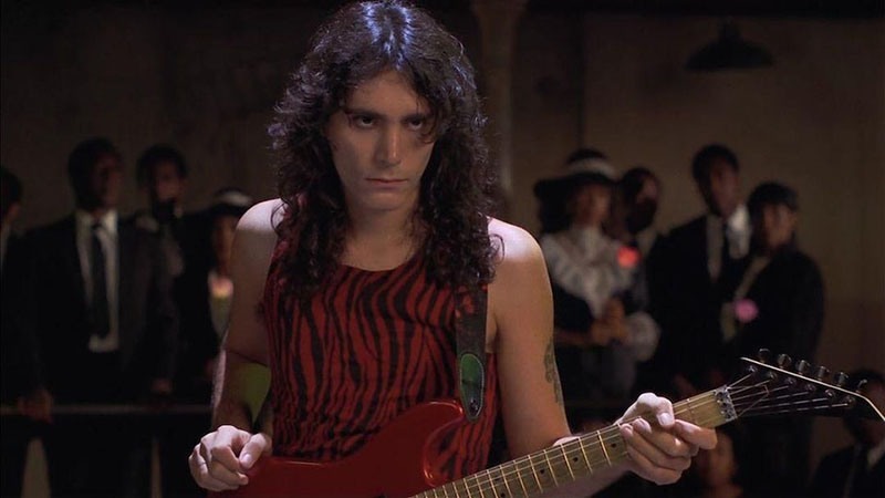 Steve Vai in the movie Crossroads, guitar Jackson Superstrat