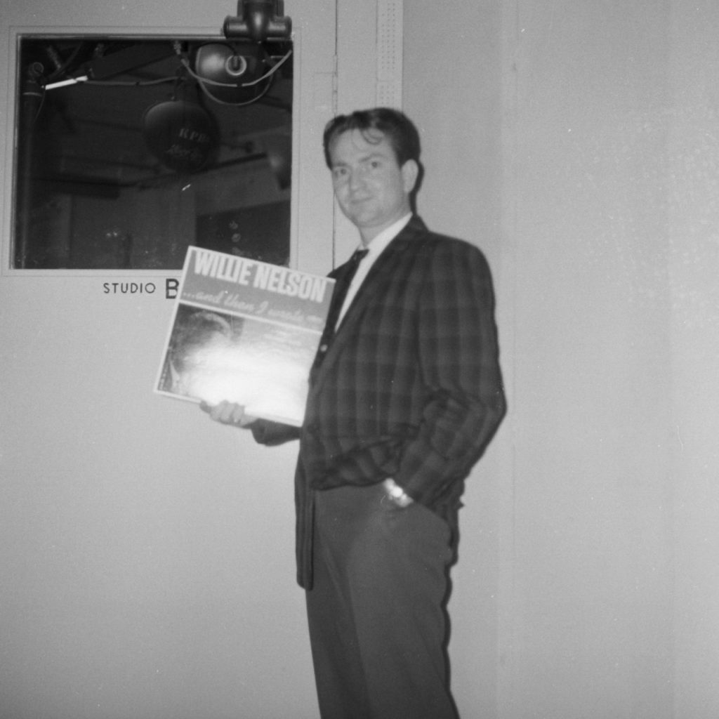 Willie Nelson in 1962 with his debut album