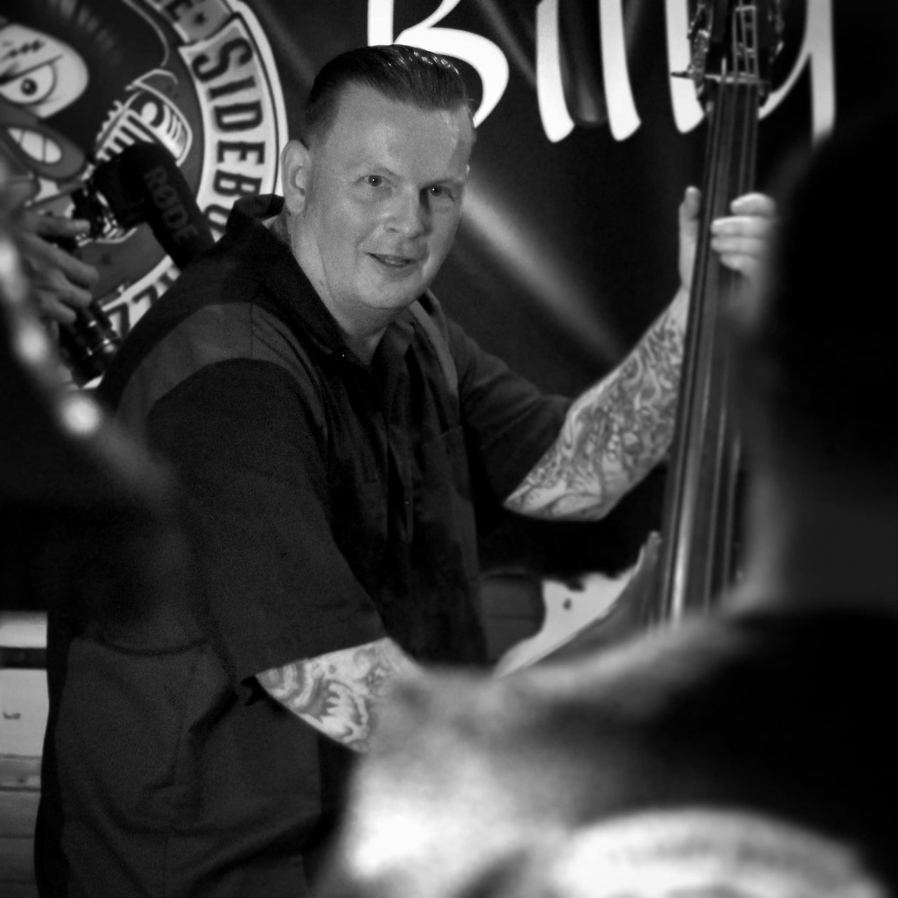 Billy & the Sideburnzz, double bassist Andreas Muller