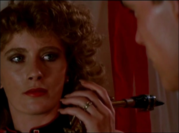 a shot from the movie Rebel 1985