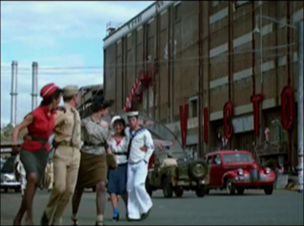 a shot from the movie Rebel 1985