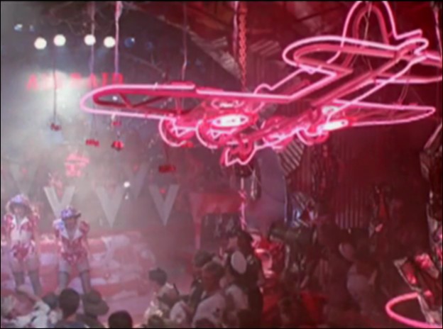 a shot from the movie Rebel (1985)
