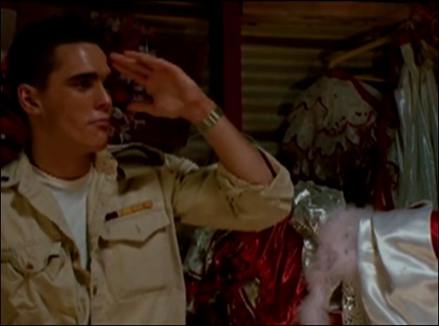 a shot from the movie Rebel (1985)