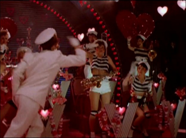 a shot from the movie Rebel (1985)