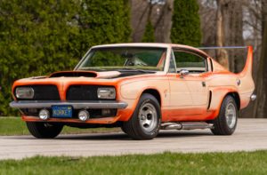 A review of the custom Plymouth Barracuda from the film Corky 1972