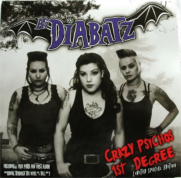 As Diabatz, Crazy Psychos 1st Degree, 2009, album by Brazilian psychobilly trio