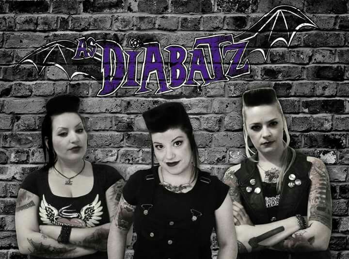 As Diabatz, a photo of a female psychobilly trio