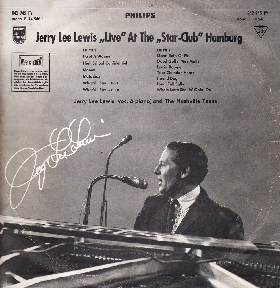Jerry Lee Lewis record, Live At The Star Club Hamburg, 1964