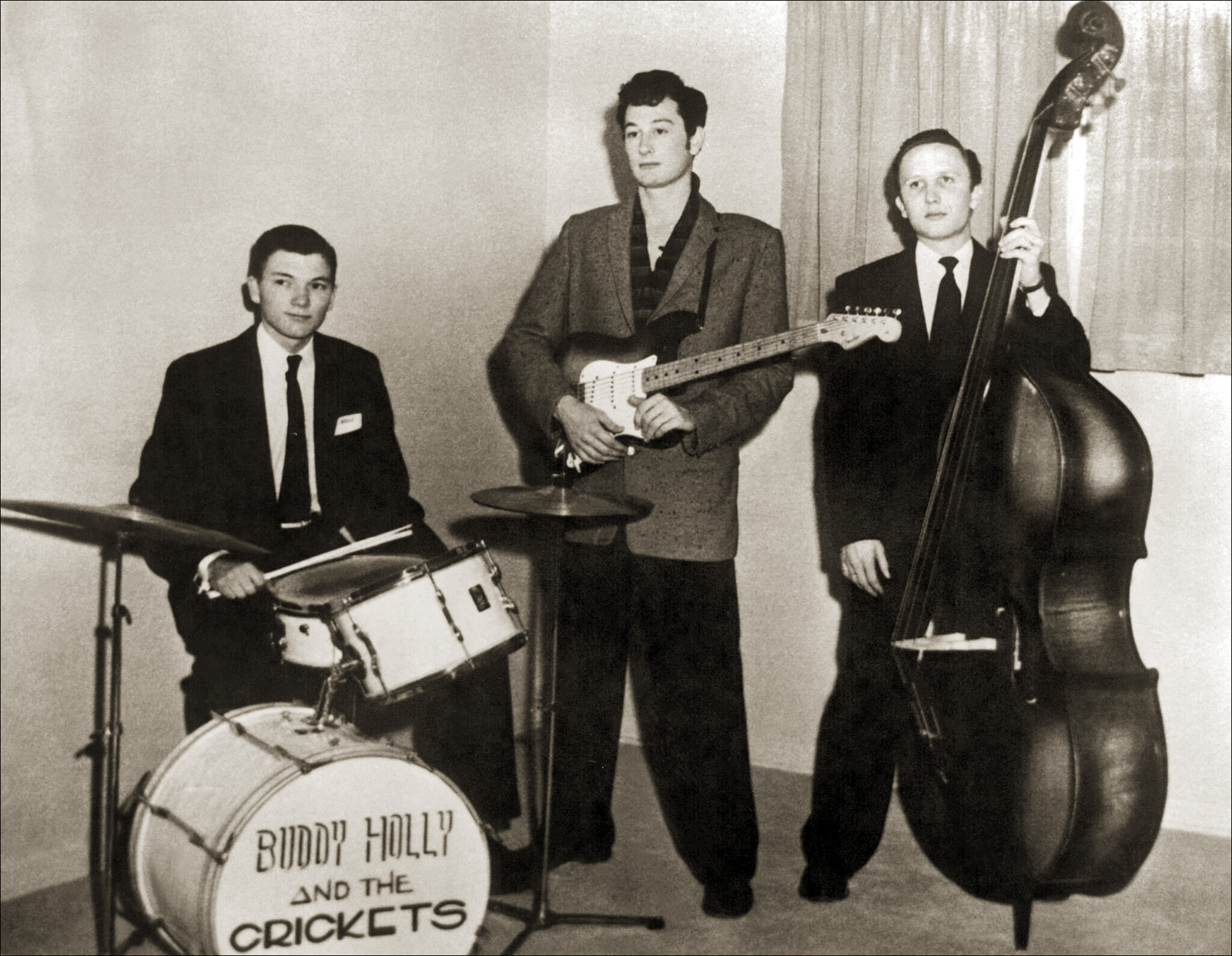 Jerry Allison, Buddy Holly, Joe Mauldin