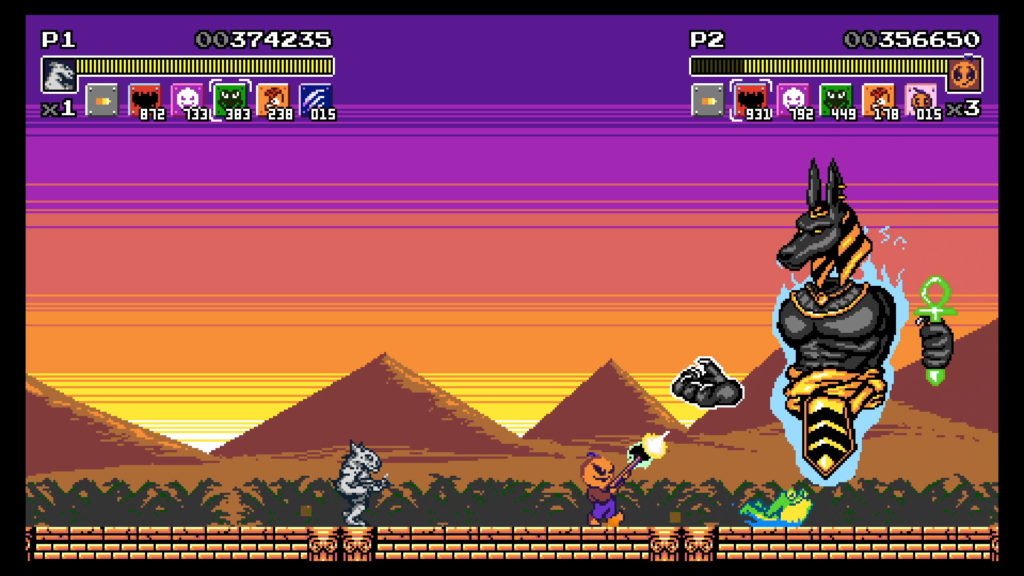 Screenshot from the Savage Halloween video game