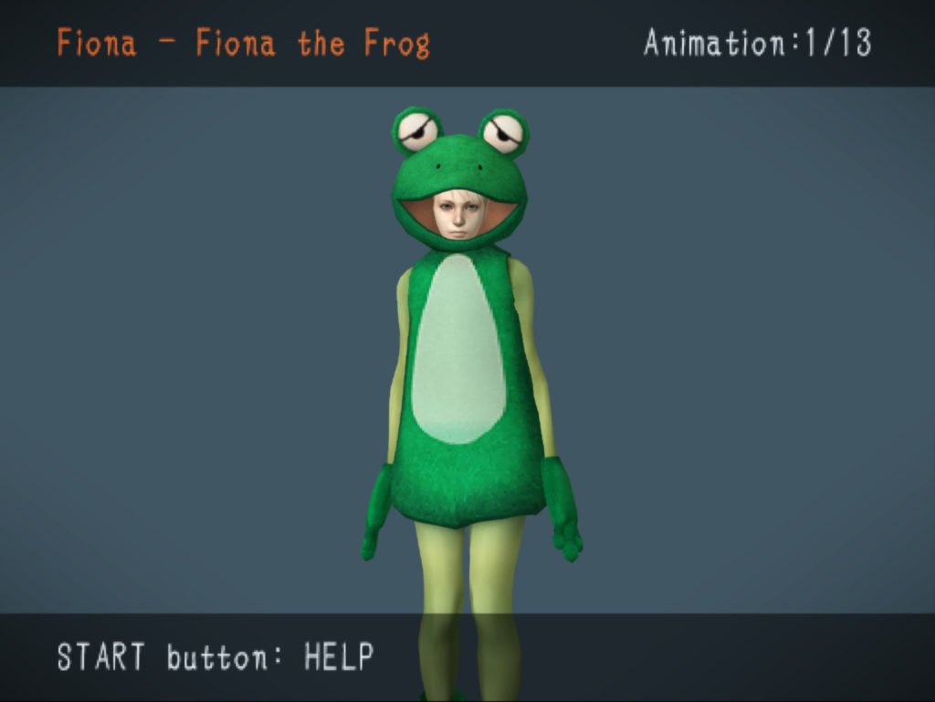 Screenshot from the video game Haunting Ground