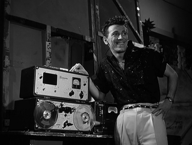 Gene Vincent in the 1958 film Hot Rod Gang, frame 2.