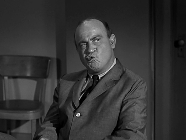 Dub Taylor in the 1958 film Hot Rod Gang.