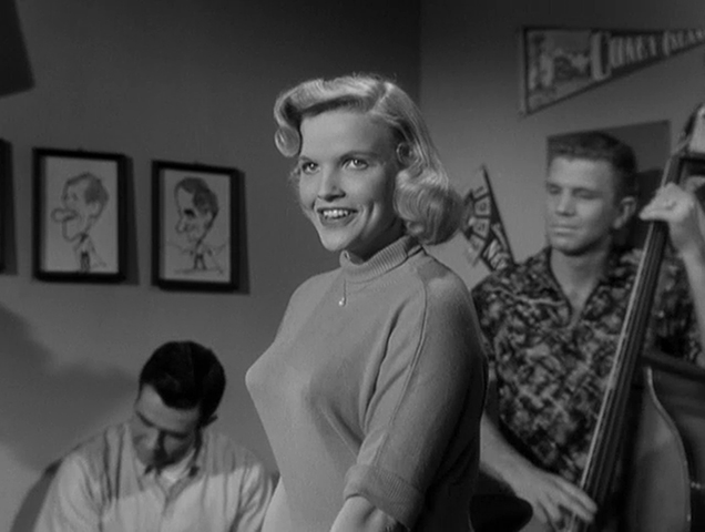 Maureen Arthur in the 1958 film Hot Rod Gang.