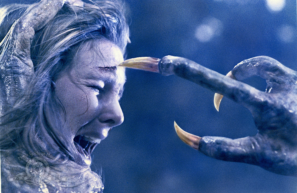 A shot from the movie Pumpkinhead