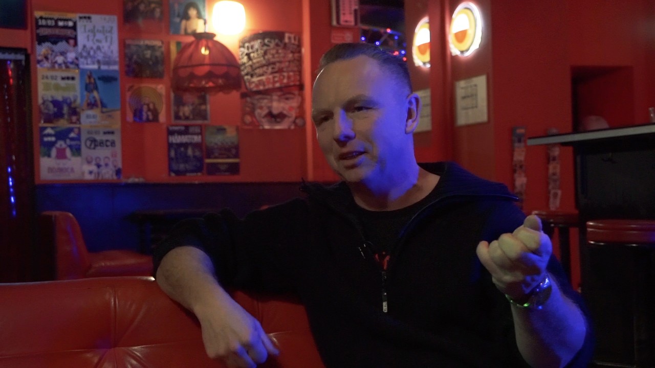 Yeroen Haamers from Batmobile, a still from the movie The Last Subculture