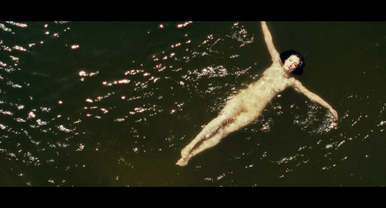 naked Lera Abova in the movie Honey is not Necessary, 2025