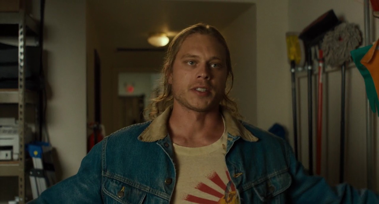 Josh Pafchek as Shaggy, a still from the movie Honey Don't 2025