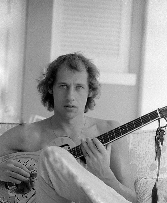 Mark Knopfler with dobro guitar
