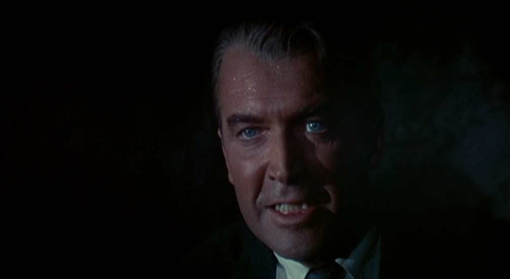 vertigo-13 James Stewart, a still from the movie Vertigo