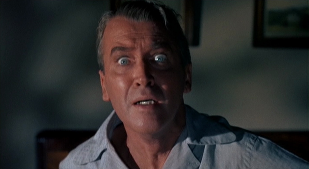 James Stewart, shot from the movie Vertigo, 1958