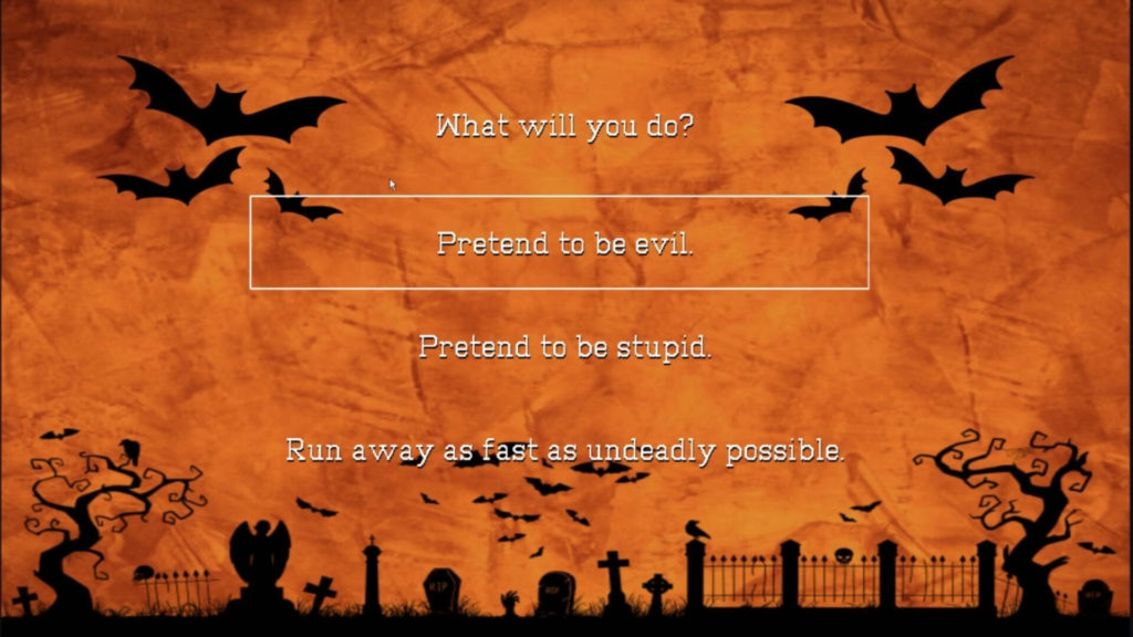 Screenshot from the video game Molly The Werezompire