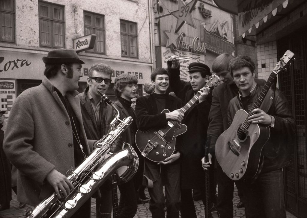 Tony Sheridan with his band at the Star Club in Hamburg, 1965