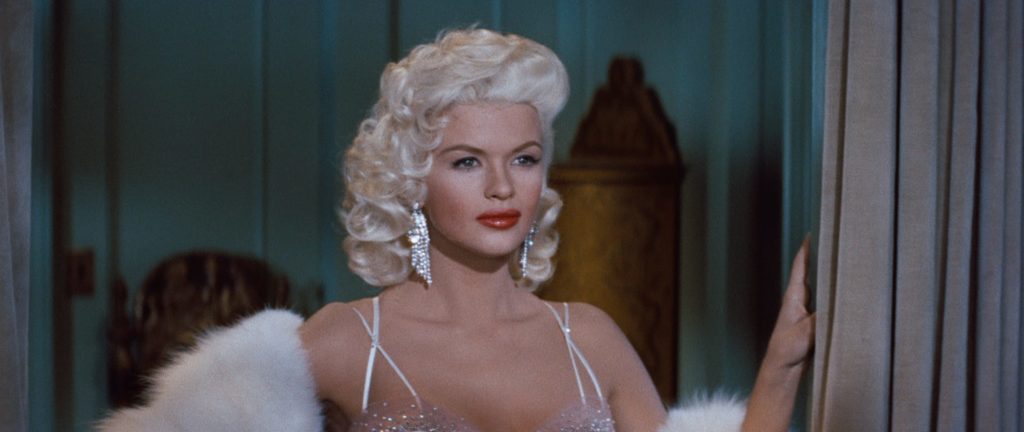Jayne Mansfield in the movie The Girl Can't Help It (1956)
