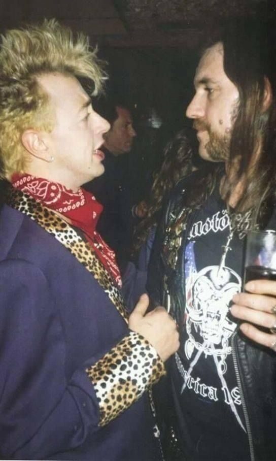 Lemmy and Brian Setzer