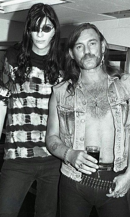 Joey Ramon and Lemmy