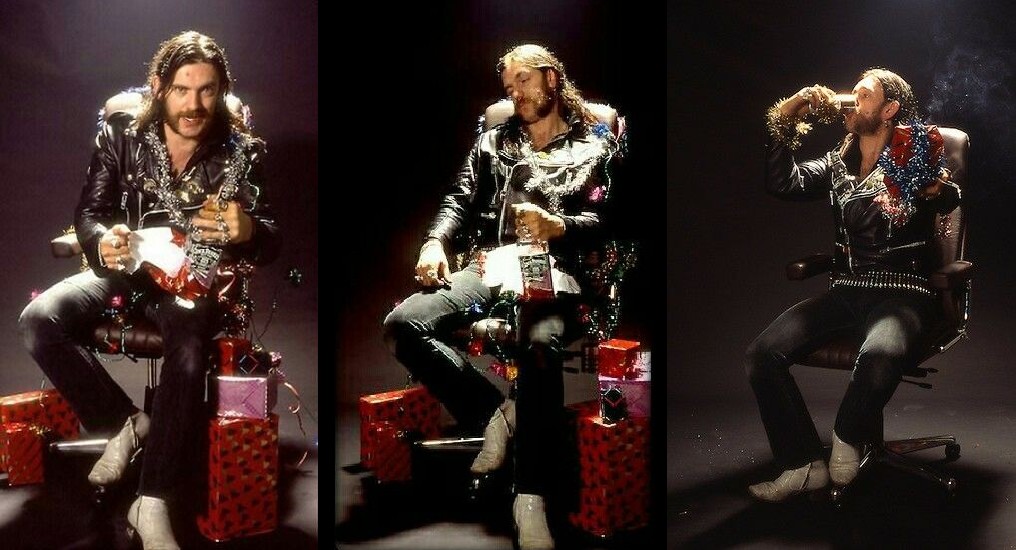 Lemmy as Santa