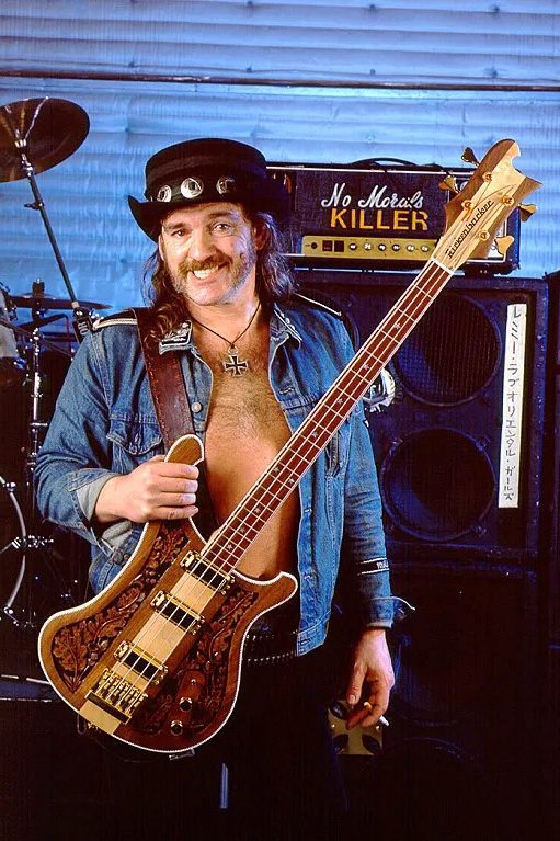 Lemmy with Rickenbacker