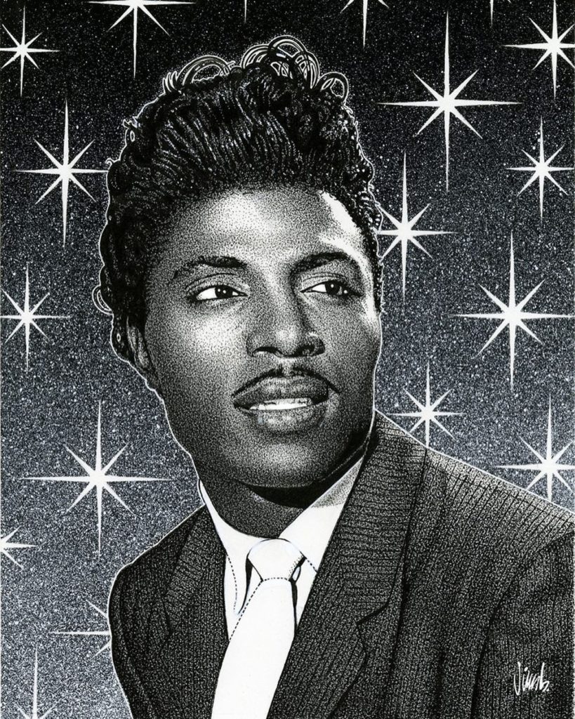 Little Richard, fan art, drawing