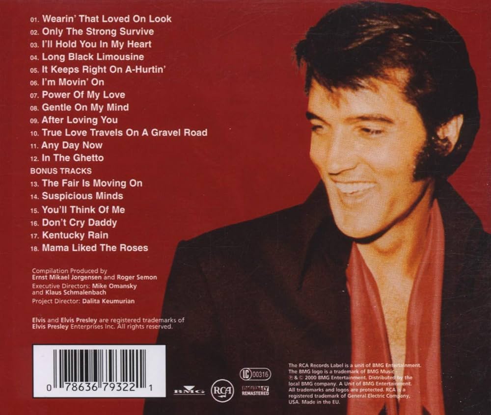 CD cover From Elvis In Memphis, expanded edition of the album