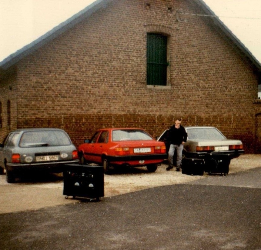 Stas Bogorad in Germany 1995 during the recording of the album Angry Heart
