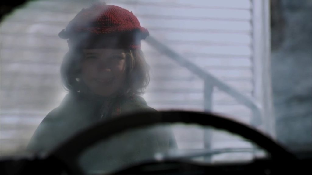 the girl seen by Luke Wells in the last moments of his life, a frame from the movie The Last Ride 2011