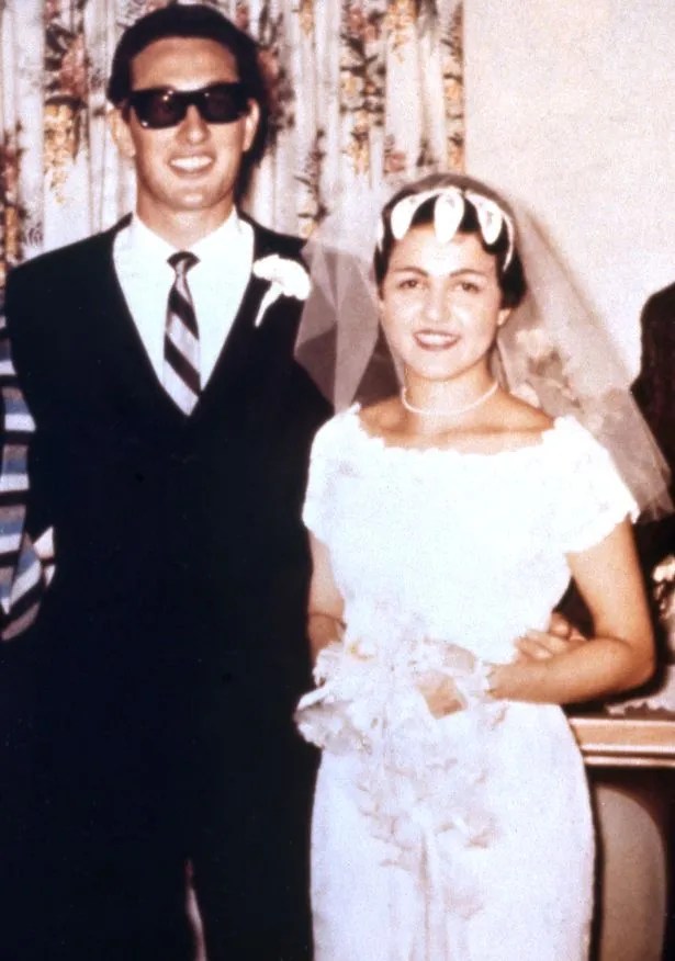 Buddy Holly and Maria Elena Santiago's wedding at his parents' house