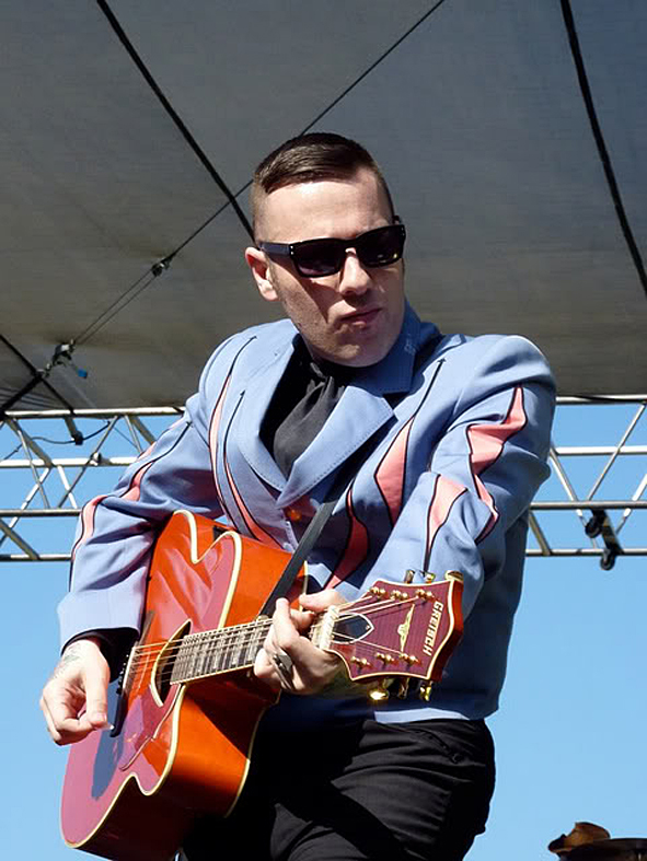 Nick 13 during the 2011 American tour in support of his solo album