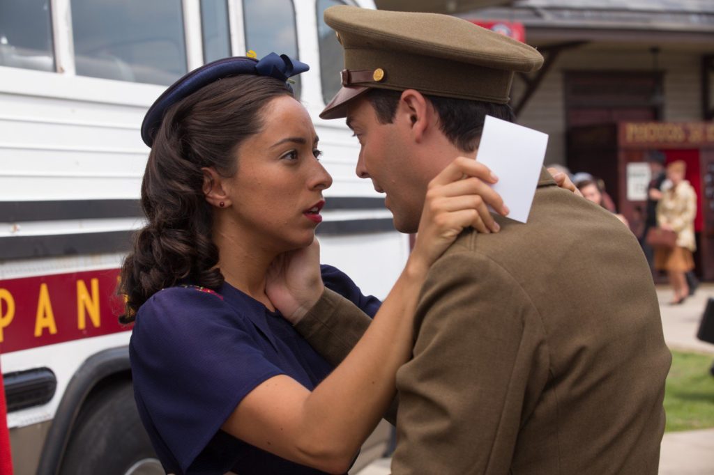 Ruth (Oona Chaplin) and Ira (Jack Huston), The Longest Ride, 2015
