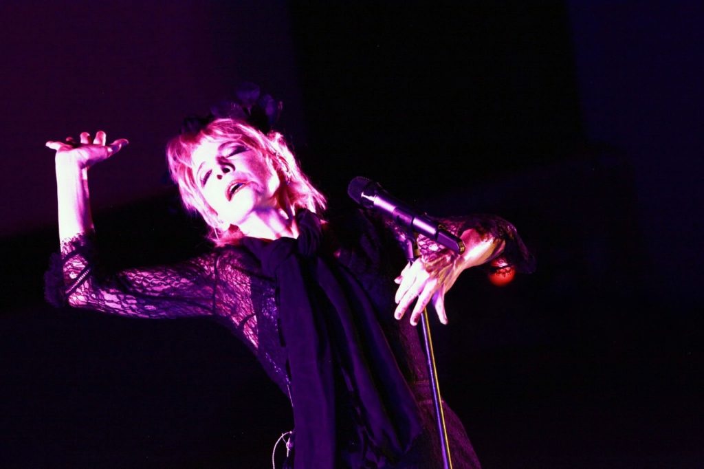 Julee Cruise performance at the 6th annual Twin Peaks UK Festival in London, 2015